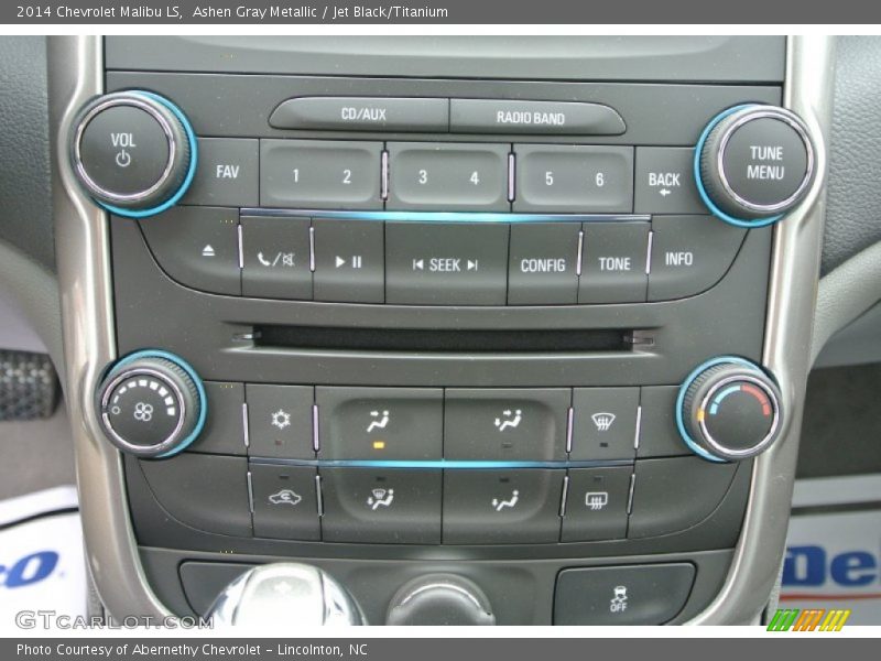 Ashen Gray Metallic / Jet Black/Titanium 2014 Chevrolet Malibu LS