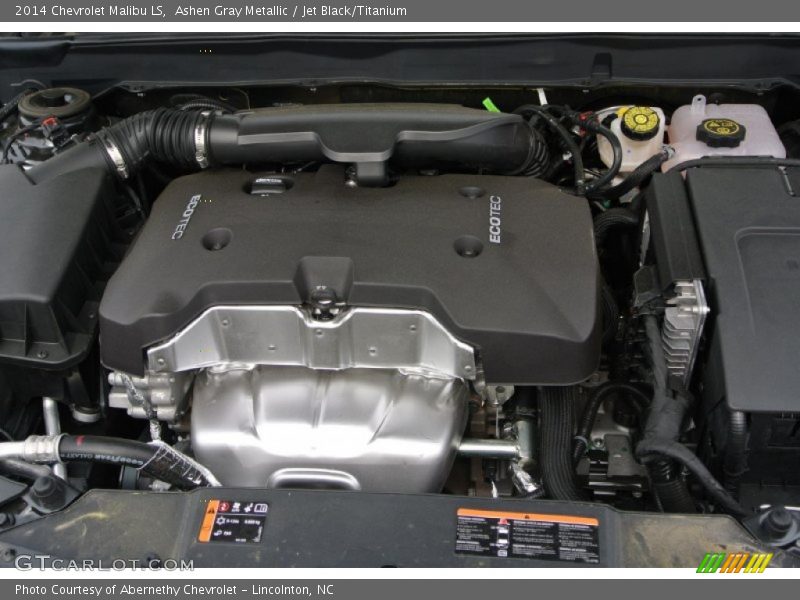 Ashen Gray Metallic / Jet Black/Titanium 2014 Chevrolet Malibu LS