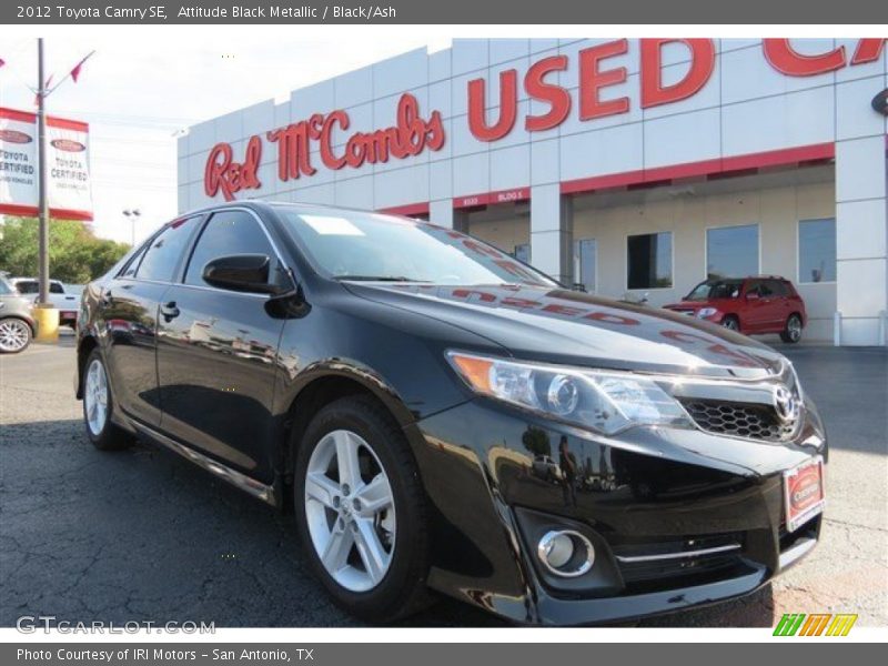 Attitude Black Metallic / Black/Ash 2012 Toyota Camry SE