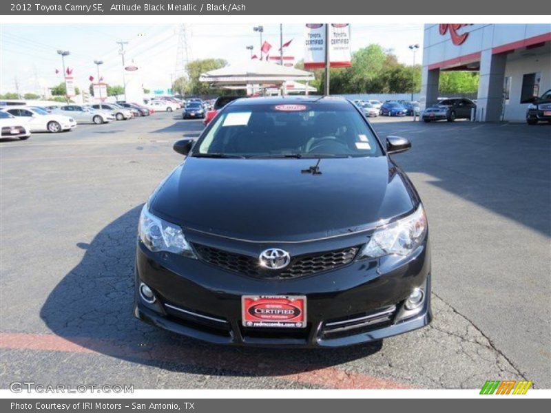 Attitude Black Metallic / Black/Ash 2012 Toyota Camry SE
