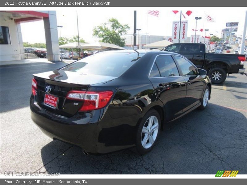 Attitude Black Metallic / Black/Ash 2012 Toyota Camry SE