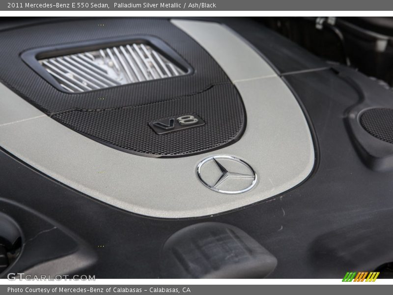 Palladium Silver Metallic / Ash/Black 2011 Mercedes-Benz E 550 Sedan