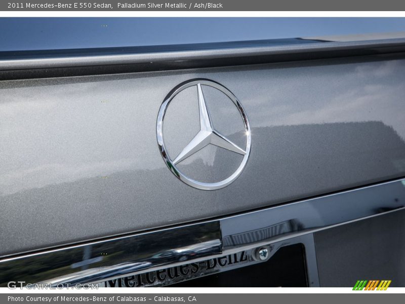 Palladium Silver Metallic / Ash/Black 2011 Mercedes-Benz E 550 Sedan