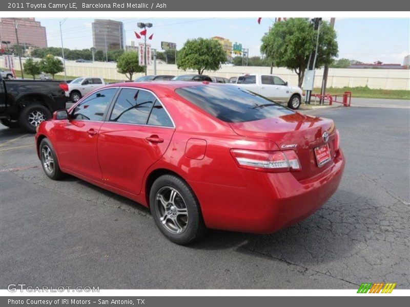 Barcelona Red Metallic / Ash 2011 Toyota Camry LE