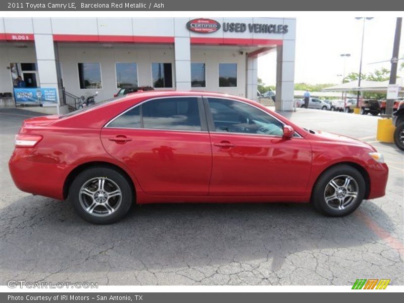 Barcelona Red Metallic / Ash 2011 Toyota Camry LE