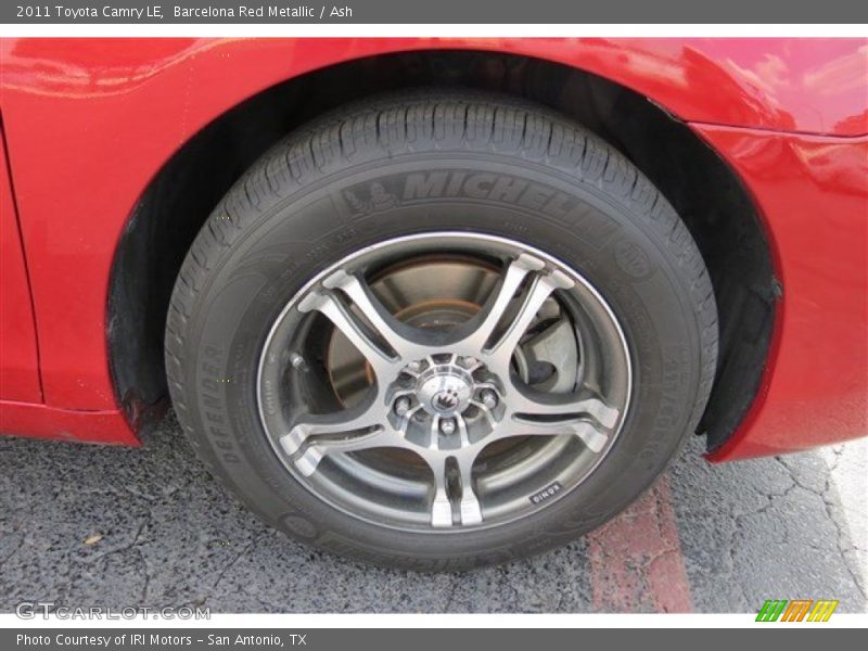Barcelona Red Metallic / Ash 2011 Toyota Camry LE