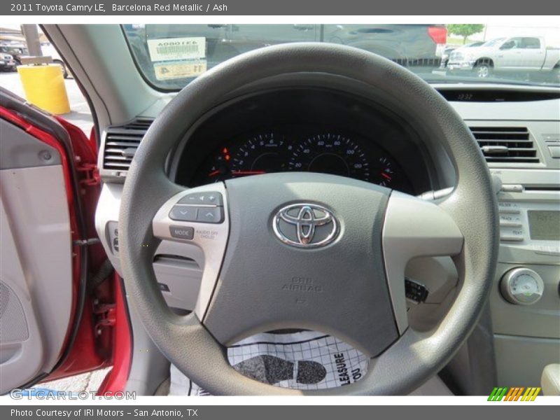 Barcelona Red Metallic / Ash 2011 Toyota Camry LE
