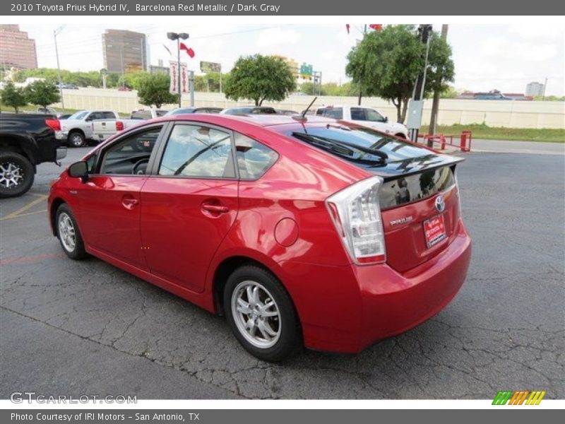 Barcelona Red Metallic / Dark Gray 2010 Toyota Prius Hybrid IV
