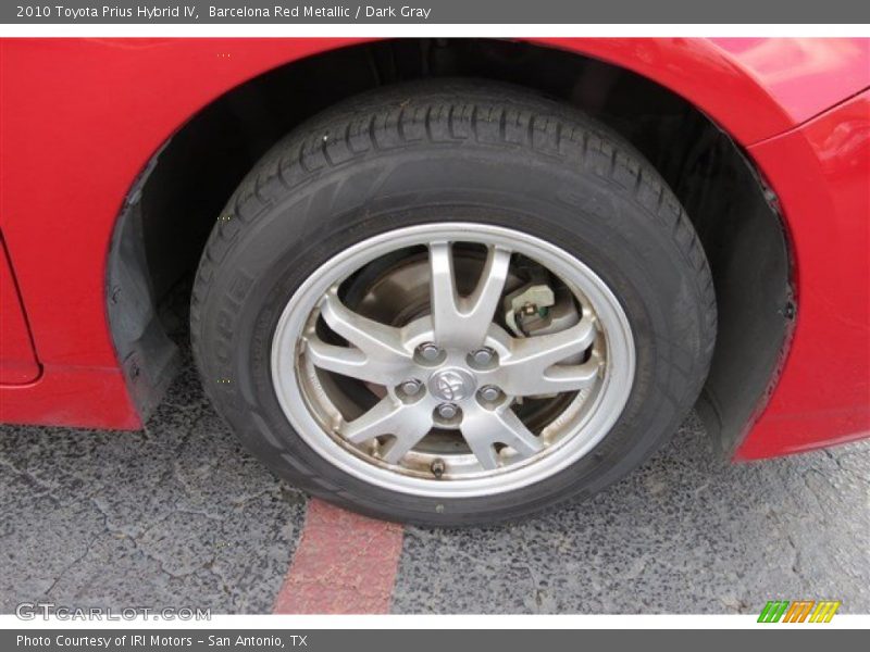 Barcelona Red Metallic / Dark Gray 2010 Toyota Prius Hybrid IV