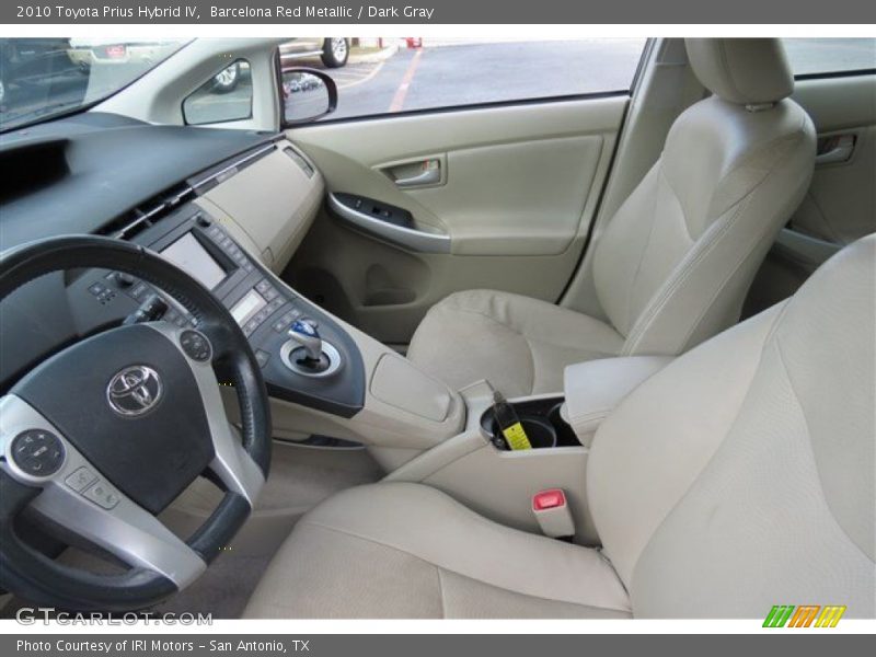 Barcelona Red Metallic / Dark Gray 2010 Toyota Prius Hybrid IV