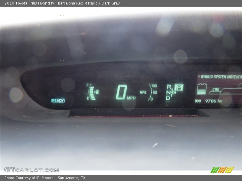 Barcelona Red Metallic / Dark Gray 2010 Toyota Prius Hybrid IV