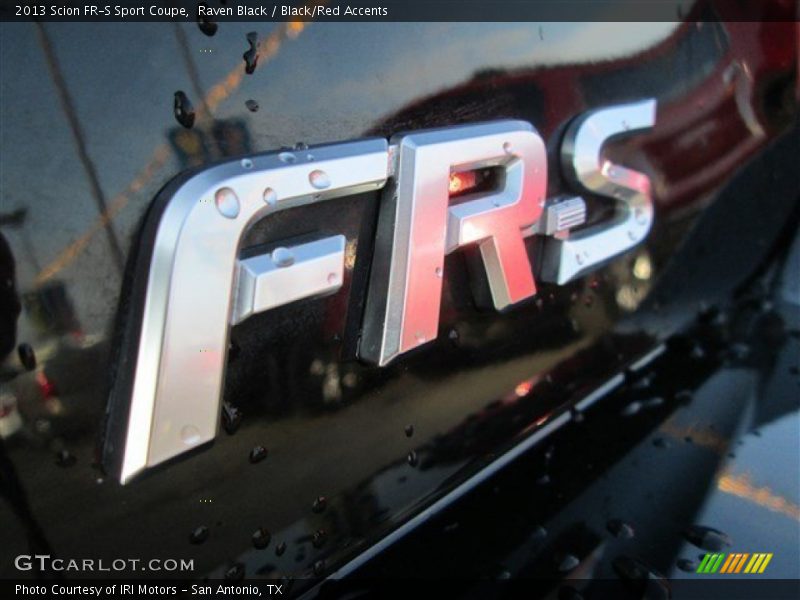 Raven Black / Black/Red Accents 2013 Scion FR-S Sport Coupe