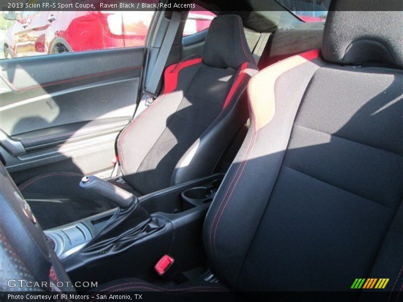 Raven Black / Black/Red Accents 2013 Scion FR-S Sport Coupe