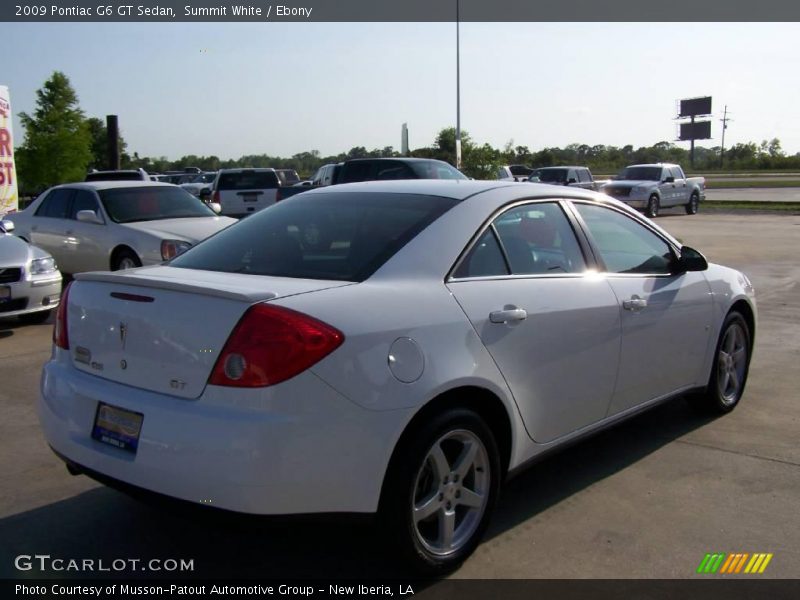 Summit White / Ebony 2009 Pontiac G6 GT Sedan