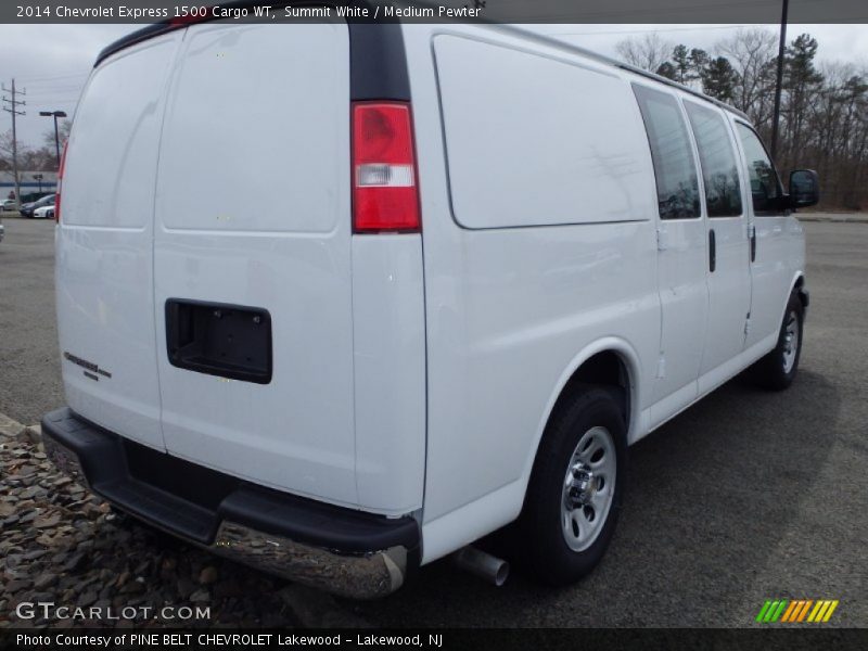 Summit White / Medium Pewter 2014 Chevrolet Express 1500 Cargo WT
