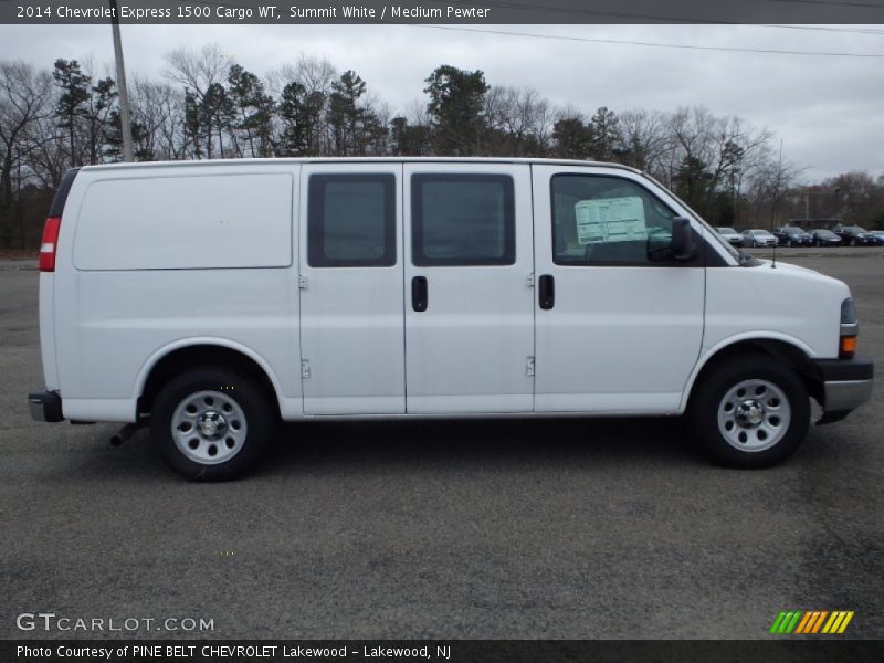 Summit White / Medium Pewter 2014 Chevrolet Express 1500 Cargo WT