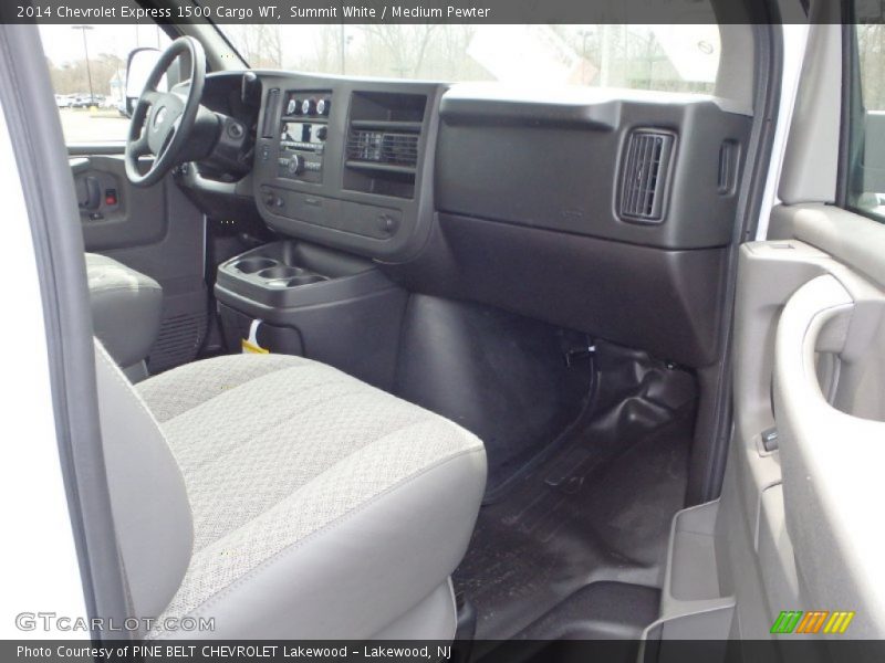 Summit White / Medium Pewter 2014 Chevrolet Express 1500 Cargo WT