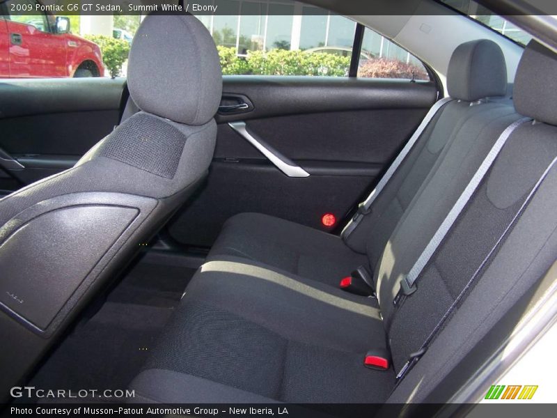 Summit White / Ebony 2009 Pontiac G6 GT Sedan
