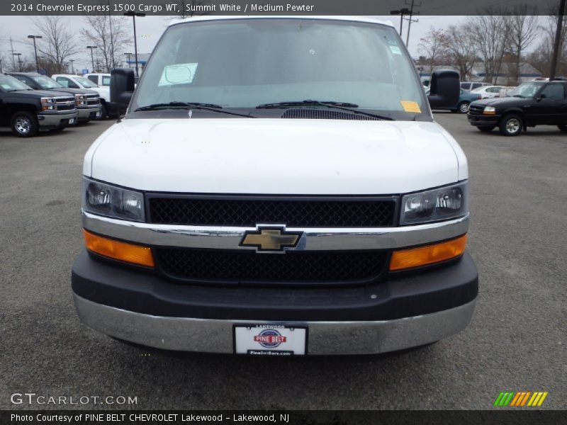 Summit White / Medium Pewter 2014 Chevrolet Express 1500 Cargo WT