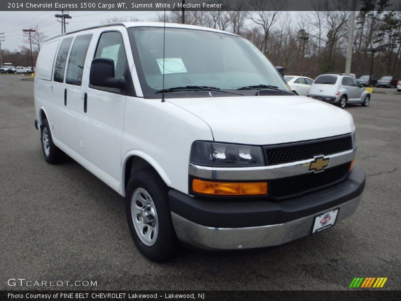 Summit White / Medium Pewter 2014 Chevrolet Express 1500 Cargo WT
