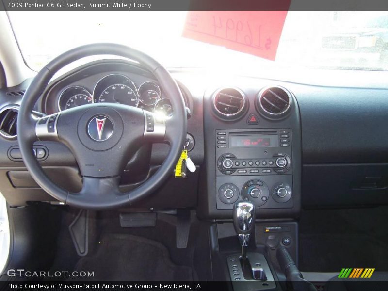 Summit White / Ebony 2009 Pontiac G6 GT Sedan
