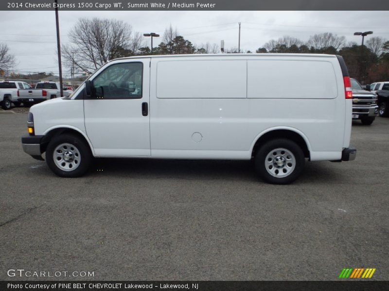 Summit White / Medium Pewter 2014 Chevrolet Express 1500 Cargo WT