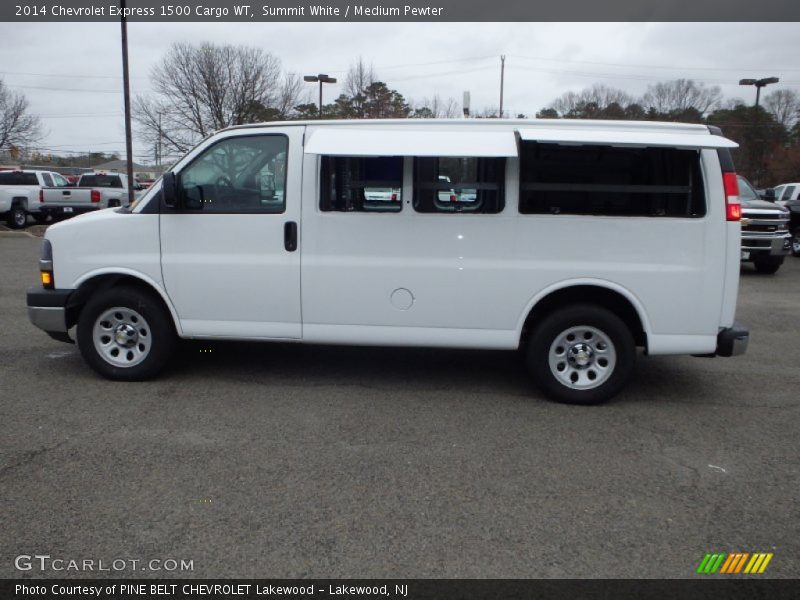 Summit White / Medium Pewter 2014 Chevrolet Express 1500 Cargo WT