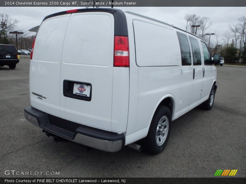 Summit White / Medium Pewter 2014 Chevrolet Express 1500 Cargo WT