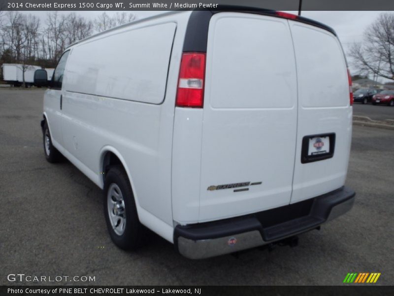 Summit White / Medium Pewter 2014 Chevrolet Express 1500 Cargo WT