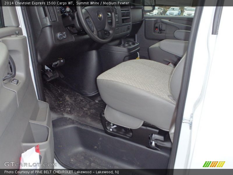 Summit White / Medium Pewter 2014 Chevrolet Express 1500 Cargo WT