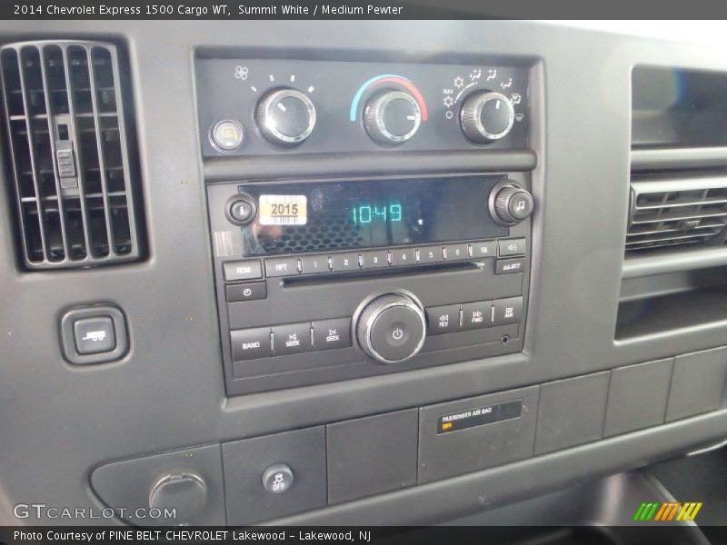 Summit White / Medium Pewter 2014 Chevrolet Express 1500 Cargo WT