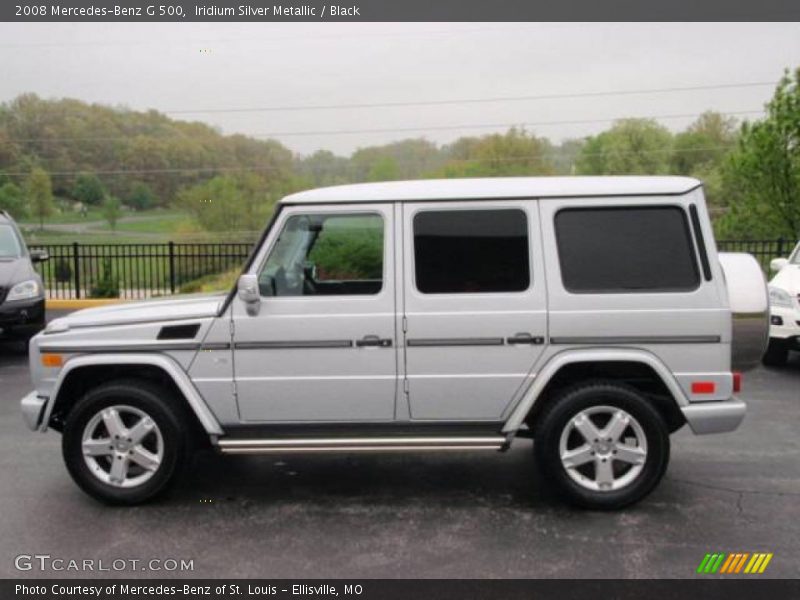 Iridium Silver Metallic / Black 2008 Mercedes-Benz G 500