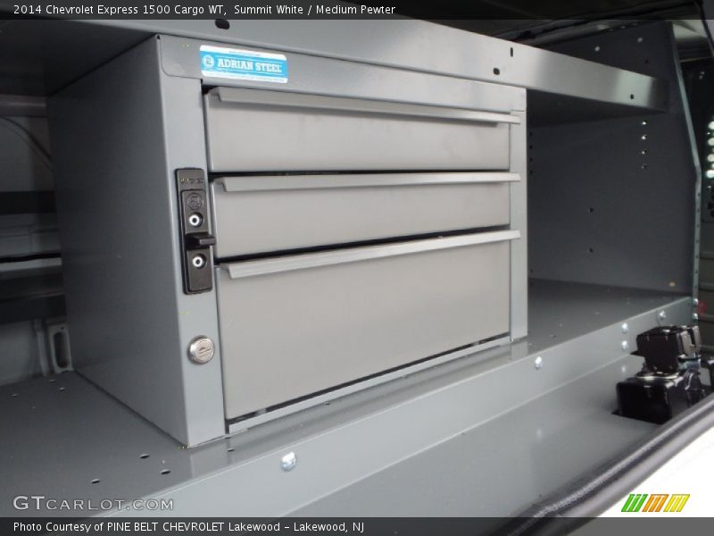 Summit White / Medium Pewter 2014 Chevrolet Express 1500 Cargo WT