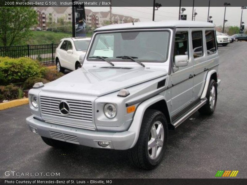 Iridium Silver Metallic / Black 2008 Mercedes-Benz G 500