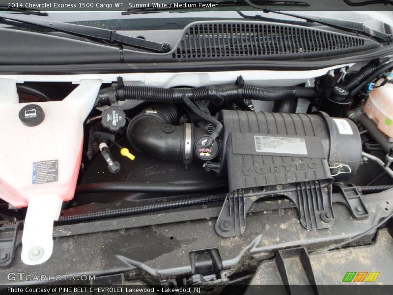 Summit White / Medium Pewter 2014 Chevrolet Express 1500 Cargo WT