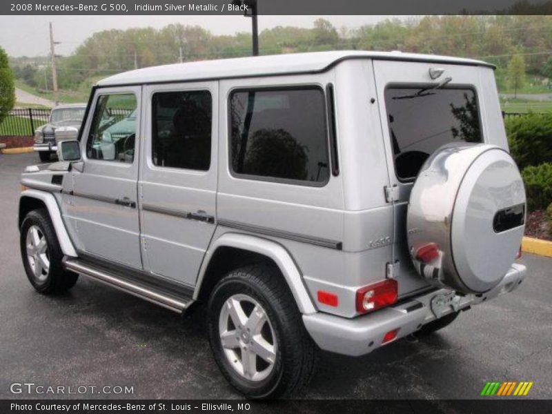 Iridium Silver Metallic / Black 2008 Mercedes-Benz G 500