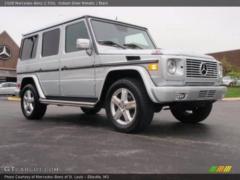 Iridium Silver Metallic / Black 2008 Mercedes-Benz G 500