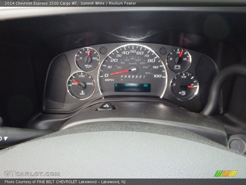 Summit White / Medium Pewter 2014 Chevrolet Express 1500 Cargo WT