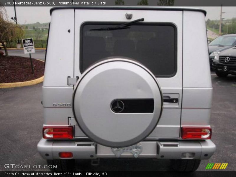 Iridium Silver Metallic / Black 2008 Mercedes-Benz G 500