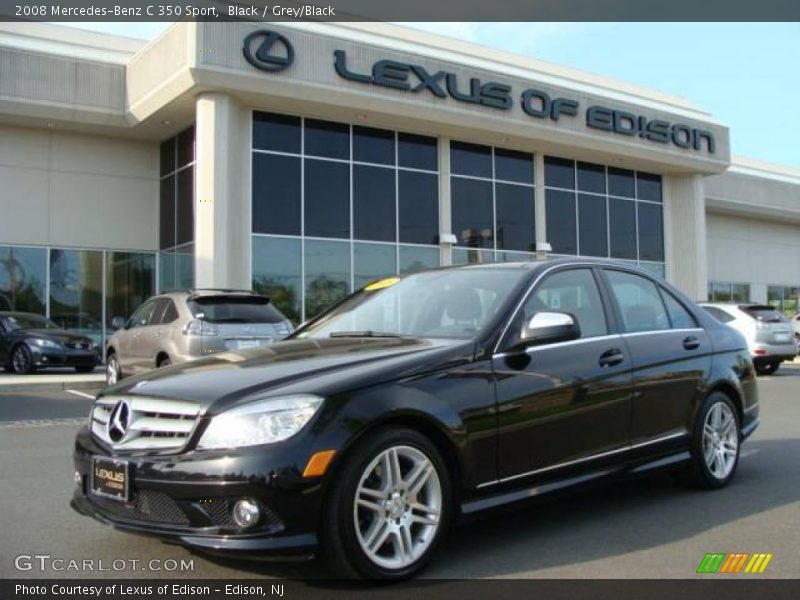 Black / Grey/Black 2008 Mercedes-Benz C 350 Sport