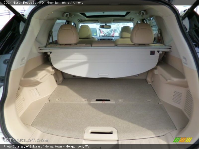 Moonlight White / Almond 2014 Nissan Rogue SL AWD