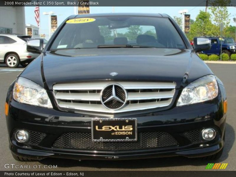 Black / Grey/Black 2008 Mercedes-Benz C 350 Sport