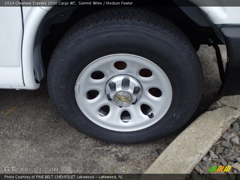 Summit White / Medium Pewter 2014 Chevrolet Express 1500 Cargo WT