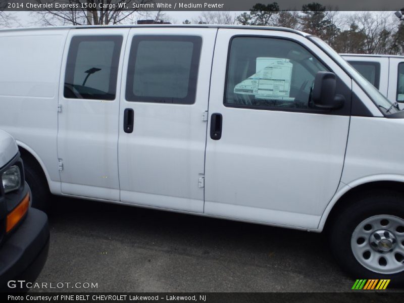 Summit White / Medium Pewter 2014 Chevrolet Express 1500 Cargo WT