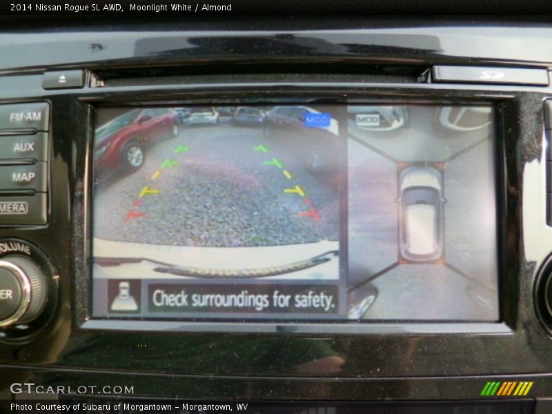 Moonlight White / Almond 2014 Nissan Rogue SL AWD