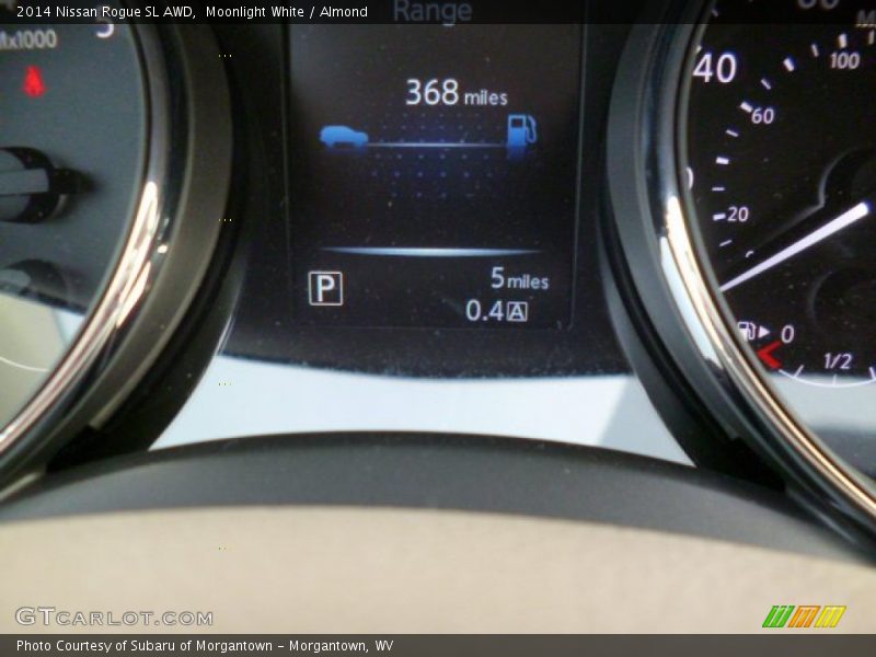 Moonlight White / Almond 2014 Nissan Rogue SL AWD