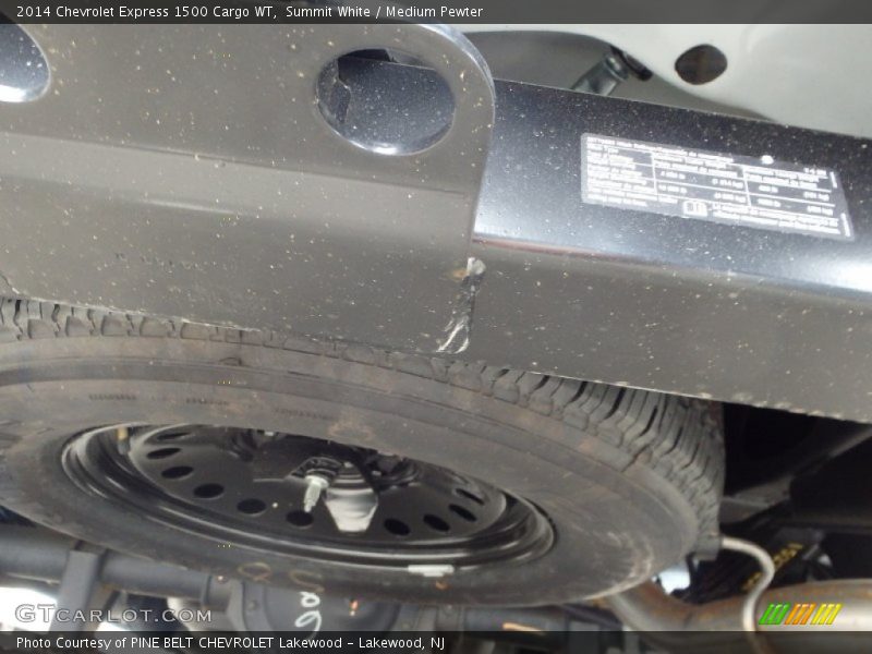 Summit White / Medium Pewter 2014 Chevrolet Express 1500 Cargo WT