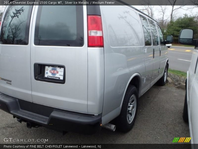 Silver Ice Metallic / Medium Pewter 2014 Chevrolet Express 1500 Cargo WT