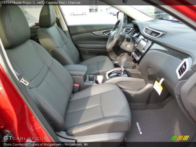 Cayenne Red / Charcoal 2014 Nissan Rogue SL AWD