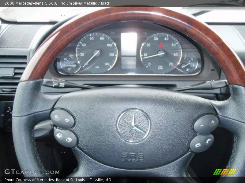 Iridium Silver Metallic / Black 2008 Mercedes-Benz G 500